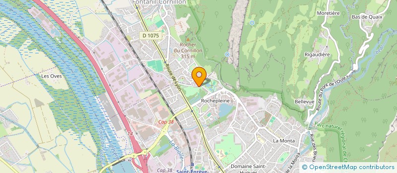 localisation de l'entreprise SCI LES GLYCINES  SAINT-EGREVE