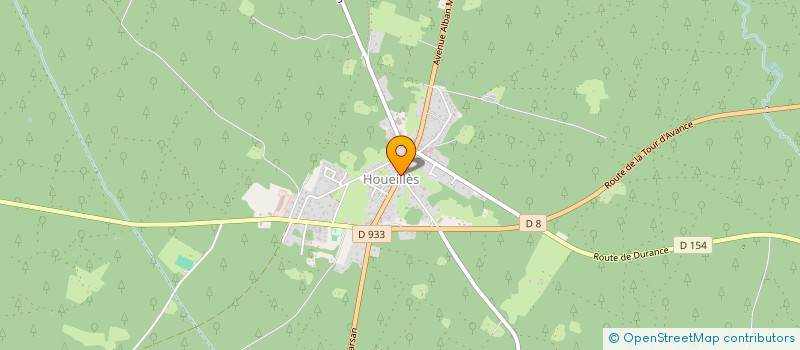 localisation de l'entreprise SCI LES GLYCINES  SAINT-PE-SAINT-SIMON