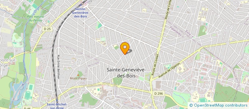 localisation de l'entreprise SCI LES GLYCINES à SAINTE-GENEVIEVE-DES-BOIS