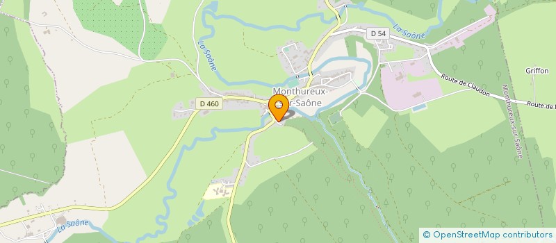 localisation de l'entreprise SCI LES GLYCINES  MONTHUREUX-SUR-SAONE