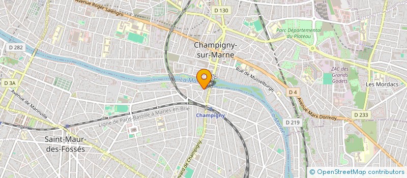 localisation de l'entreprise SCI LES GLYCINES à SAINT-MAUR-DES-FOSSES