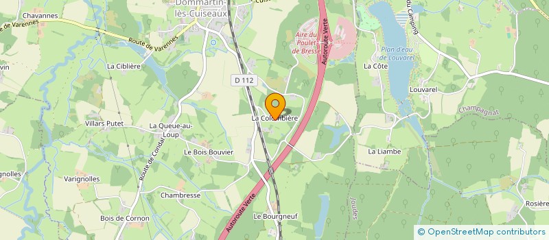 localisation de l'entreprise SCI LES GLYCINES  CREYS-MEPIEU