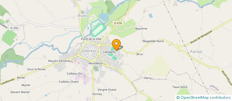 localisation de l'entreprise SCI LES GLYCINES DE NEEZ  VILLEREAL