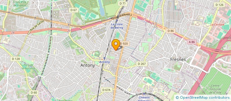 localisation de l'entreprise SCI LES GLYCINES LA PROVIDENCE à ANTONY