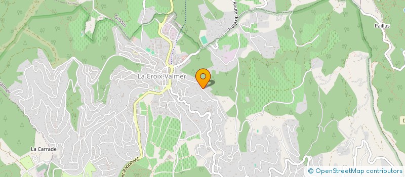 localisation de l'entreprise SCI LES GOBELINS  LA CROIX-VALMER