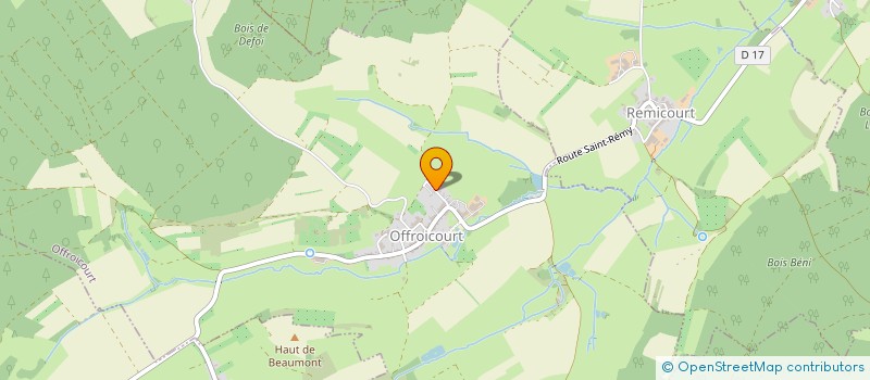 localisation de l'entreprise SCI LES GOBELINS  OFFROICOURT