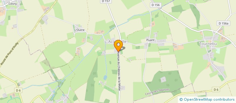 localisation de l'entreprise SCI LES GOBELINS  CESNY-LES-SOURCES