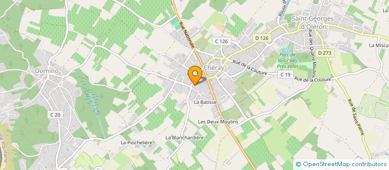 localisation de l'entreprise SCI LES GOD FRERES  SAINT GEORGES D'OLERON