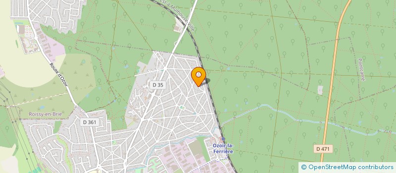 localisation de l'entreprise SCI LES GOELANDS  OZOIR-LA-FERRIERE