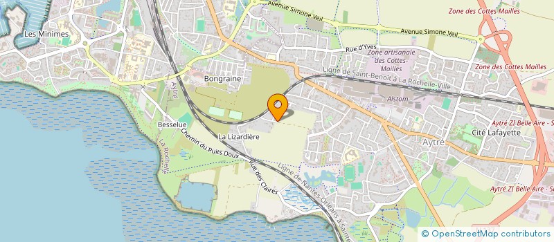 localisation de l'entreprise SCI LES GOELANDS  AYTRE