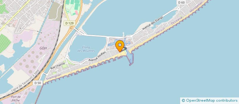 localisation de l'entreprise SCI LES GOELANDS à FRONTIGNAN