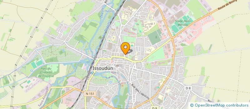 localisation de l'entreprise SCI LES GOELANDS à ISSOUDUN