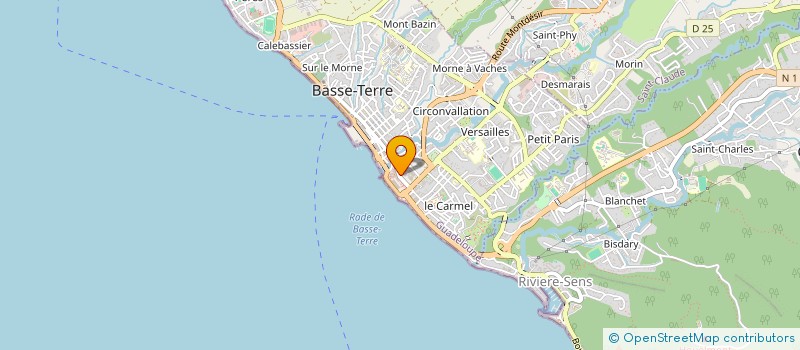 localisation de l'entreprise SCI LES GOMMIERS à BASSE-TERRE