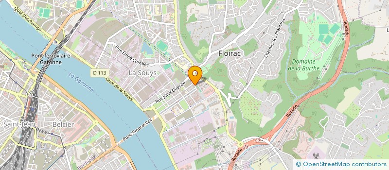 localisation de l'entreprise SCI LES GONDOLES  FLOIRAC