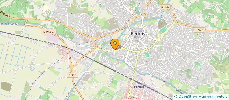 localisation de l'entreprise SCI LES GONDON  PERTUIS