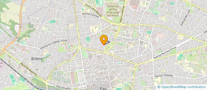 localisation de l'entreprise SCI LES GONES à PAU