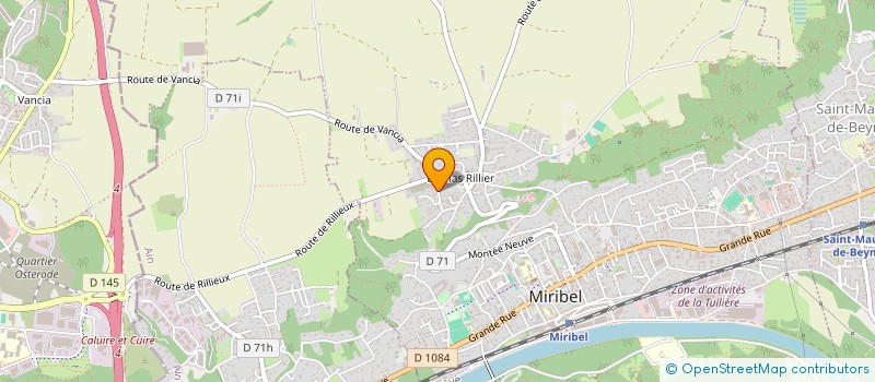 localisation de l'entreprise SCI LES GONES ARDECHOIS à MIRIBEL