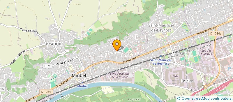 localisation de l'entreprise SCI LES GONES DE SAINT MARTIN à MIRIBEL
