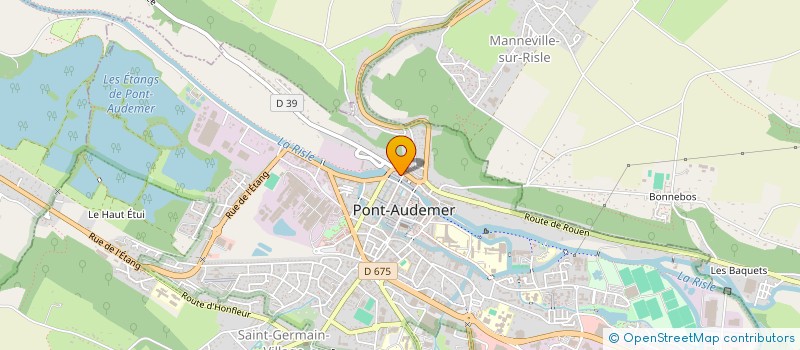 localisation de l'entreprise SCI LES GORGES à PONT-AUDEMER