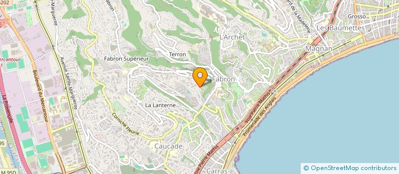 localisation de l'entreprise SCI LES GORGONES à NICE