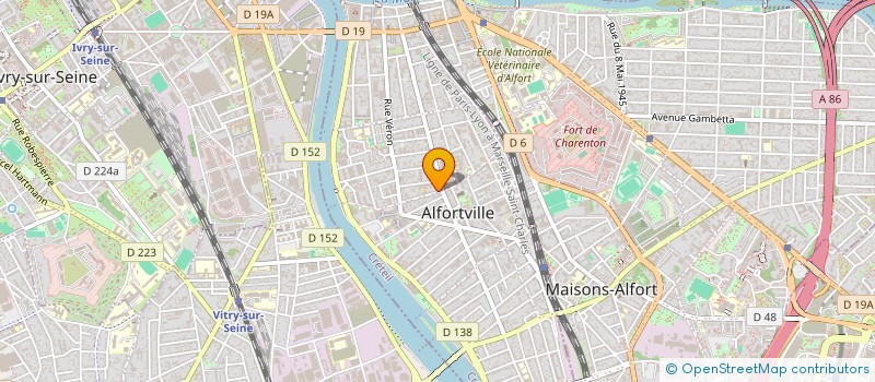 localisation de l'entreprise SCI LES GOUDALIERS à ALFORTVILLE