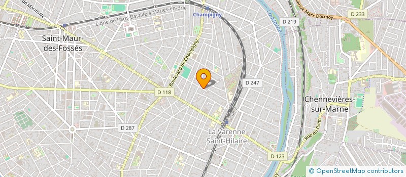 localisation de l'entreprise SCI LES GOUDES à SAINT-MAUR-DES-FOSSES