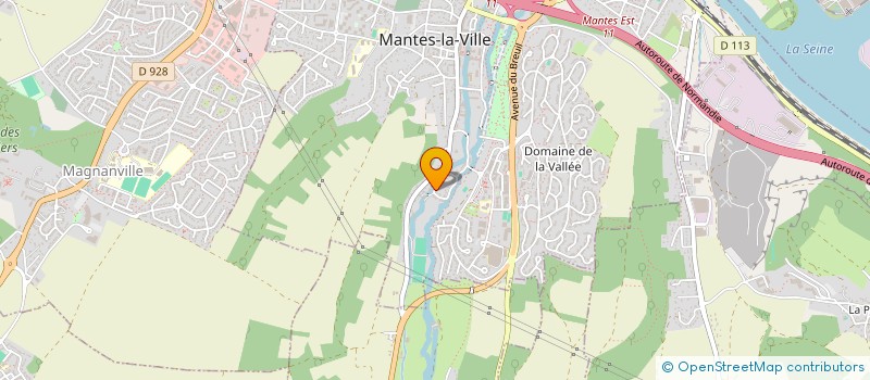 localisation de l'entreprise SCI LES GOUDIS  MANTES-LA-VILLE