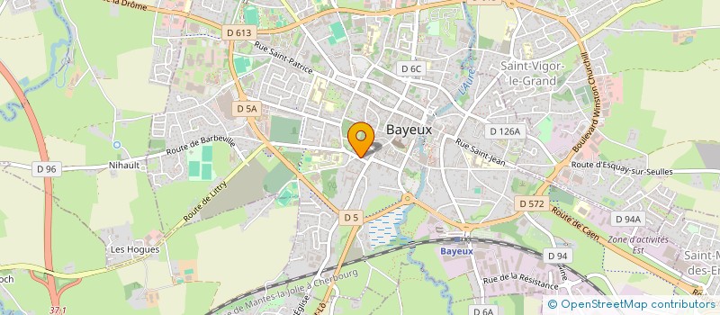 localisation de l'entreprise SCI LES GOURMANDISES  BAYEUX