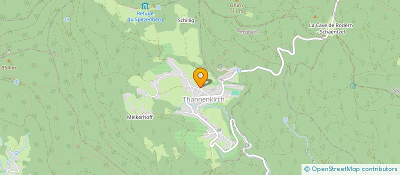 localisation de l'entreprise SCI LES GOUTTERIDOS  THANNENKIRCH