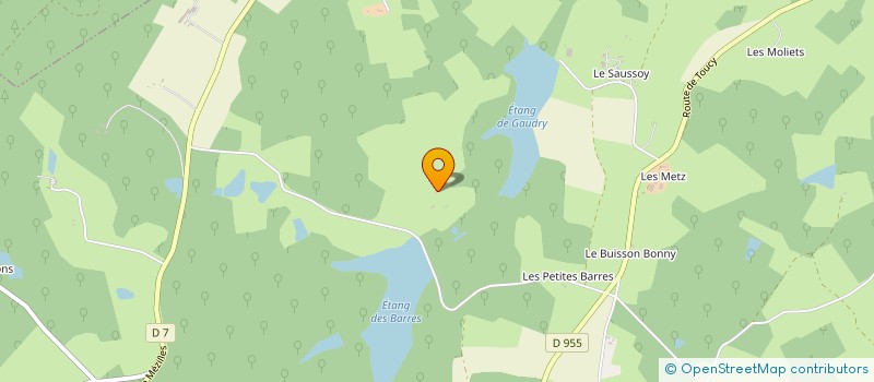 localisation de l'entreprise SCI LES GOUTTES à SAINT SAUVEUR EN PUISAYE