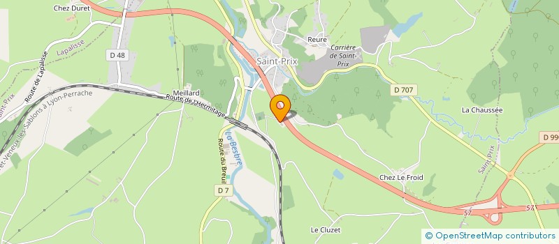 localisation de l'entreprise SCI LES GOUTTES à SAINT-PRIX