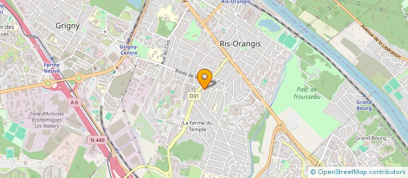 localisation de l'entreprise SCI LES GOVELINS à RIS-ORANGIS