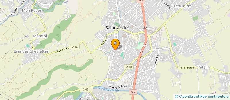 localisation de l'entreprise SCI LES GOYAVIERS à SAINT-ANDRE