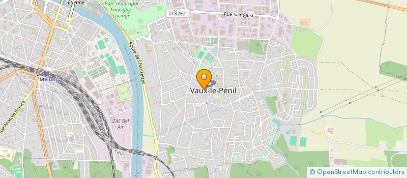 localisation de l'entreprise SCI LES GRACES à VAUX-LE-PENIL