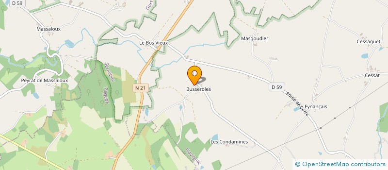 localisation de l'entreprise SCI LES GRAFOUILLADES  FLAVIGNAC