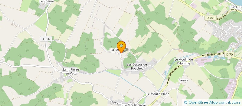 localisation de l'entreprise SCI LES GRAINETIERS à GENNES-VAL-DE-LOIRE