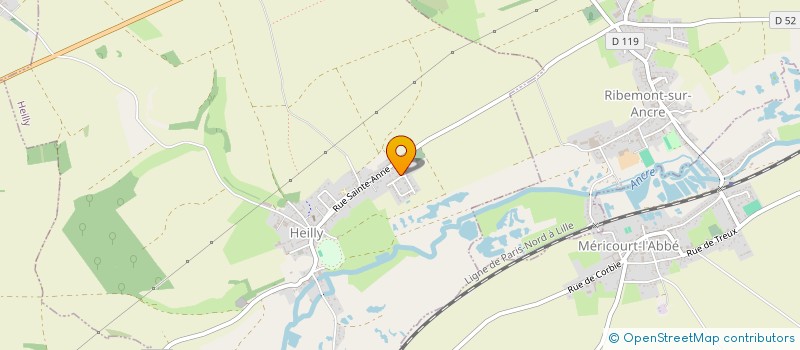 localisation de l'entreprise SCI LES GRAINS D'ORGES  HEILLY