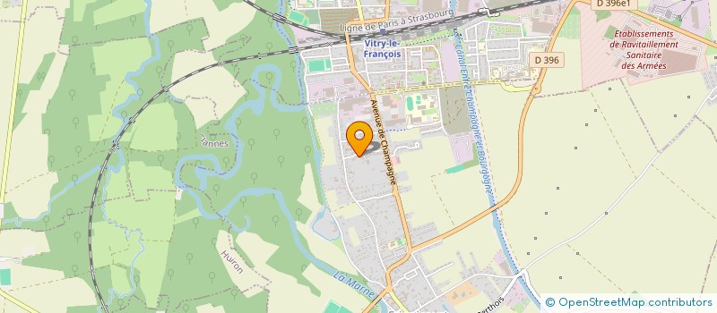 localisation de l'entreprise SCI LES GRAINS DE SEL  FRIGNICOURT