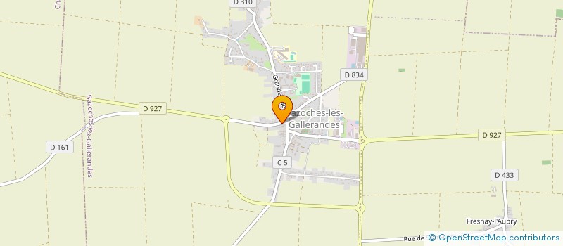 localisation de l'entreprise SCI LES GRAMINEES à BAZOCHES-LES-GALLERANDES