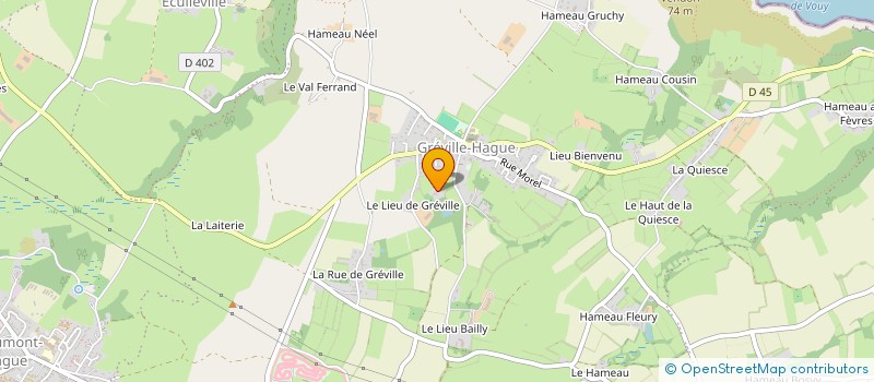 localisation de l'entreprise SCI LES GRANCHETTES  LA HAGUE