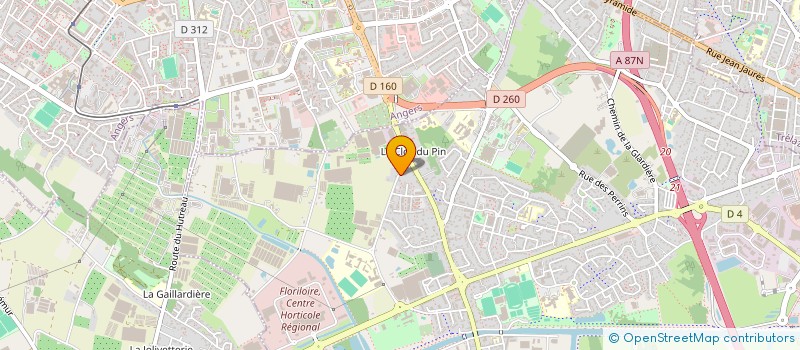 localisation de l'entreprise SCI LES GRAND'S MAISONS  SAINTE-GEMMES-SUR-LOIRE