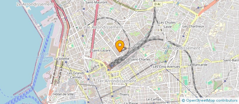 localisation de l'entreprise SCI LES GRANDES AVENUES à MARSEILLE