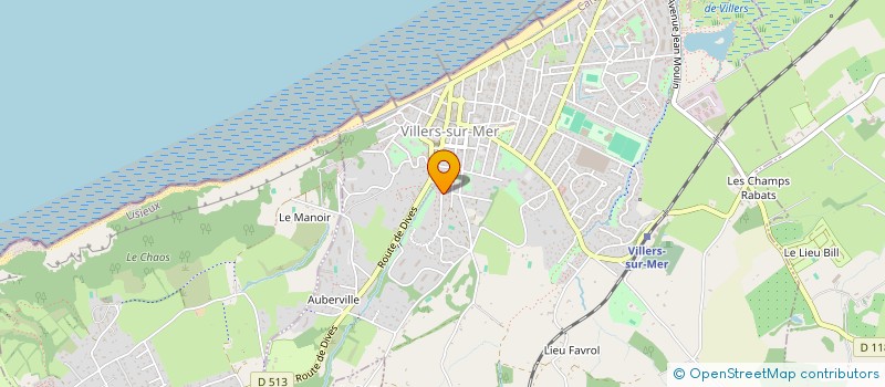 localisation de l'entreprise SCI LES GRANDES CHARMILLES  VILLERS-SUR-MER