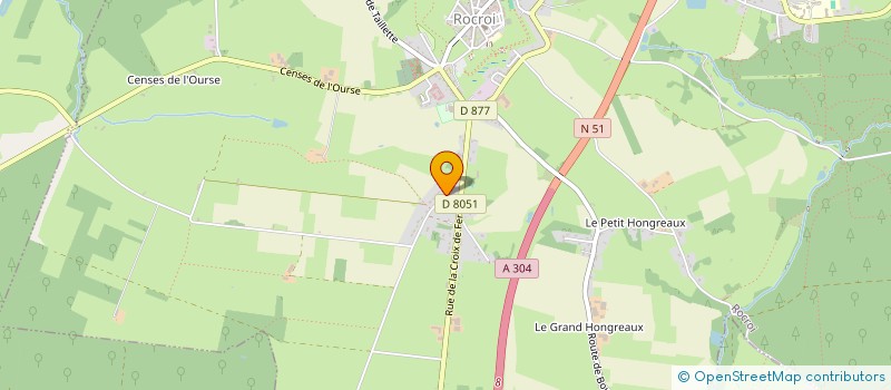 localisation de l'entreprise SCI LES GRANDES RIEZES  SEVIGNY-LA-FORET