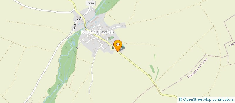 localisation de l'entreprise SCI LES GRANDES SOURCES  CHEVRESIS-MONCEAU