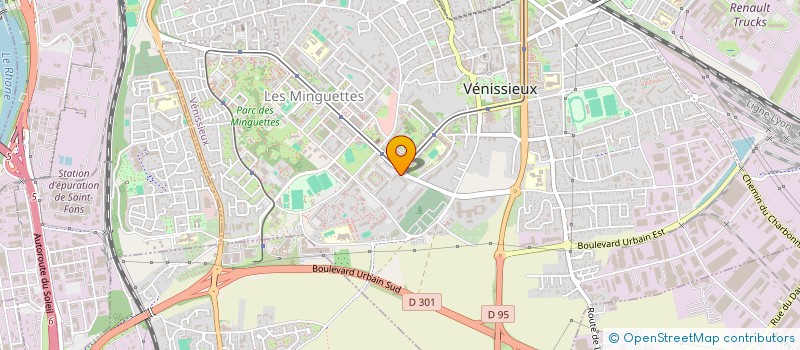 localisation de l'entreprise SCI LES GRANDES TERRES  VENISSIEUX