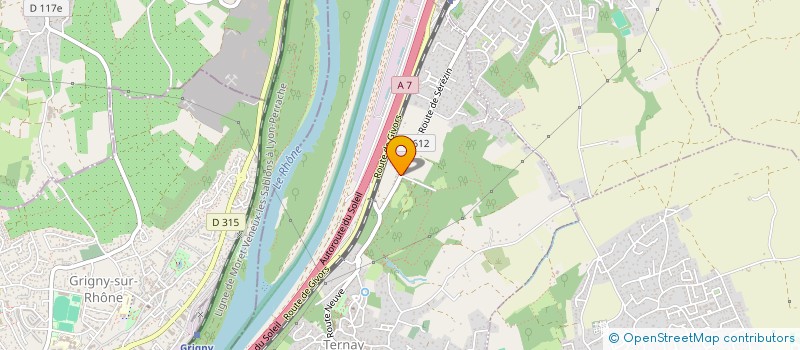 localisation de l'entreprise SCI  LES GRANDES TERRES  TERNAY