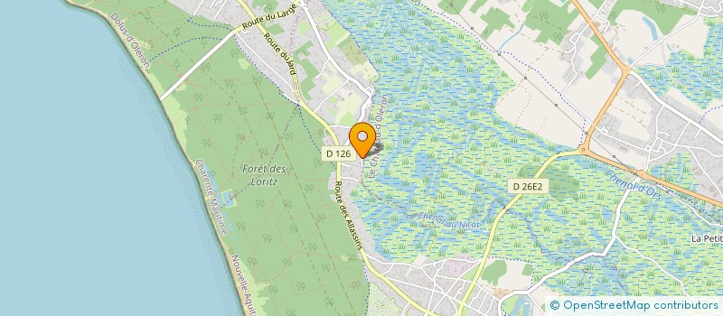 localisation de l'entreprise SCI LES GRANDES VALLEES  LE GRAND-VILLAGE-PLAGE