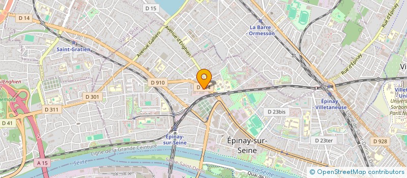 localisation de l'entreprise SCI LES GRANDES VIGNES à EPINAY-SUR-SEINE