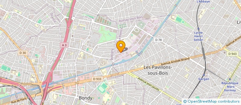 localisation de l'entreprise SCI LES GRANDES VIGNES à LES PAVILLONS-SOUS-BOIS